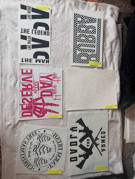 single color heat transfer